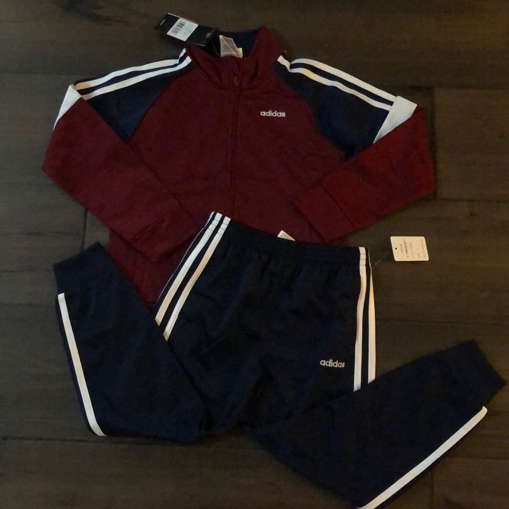 NWT Adidas Jacket & Pants Size 6